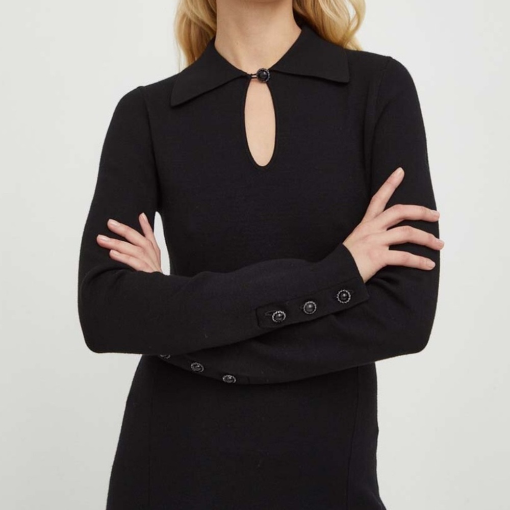 The kooples knitted midi dress